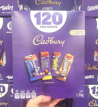 Image of Cadbury 120 Fun Chocolate Treats - 1 x 1.3 Kilos